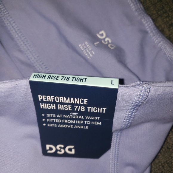 DSG Performance High Rise 7/8 Tight leggings Size L - Picture 6 of 7